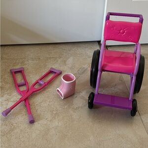 My life doll wheel chair play set